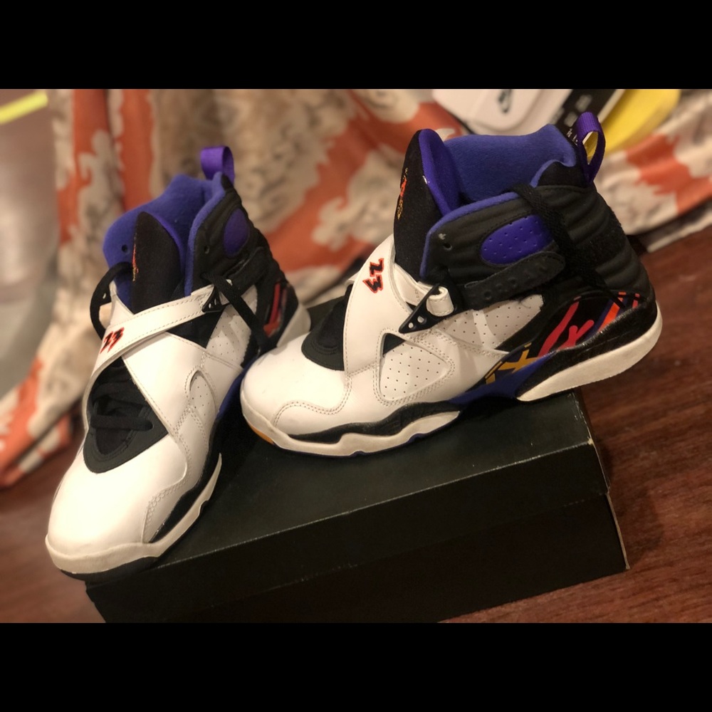Nike Air Jordan 8 Retro White Infrared 23 Black